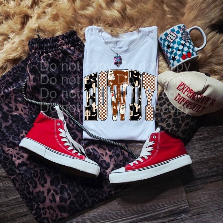 Howdy fall tee for wholesale by Rustic Rose Western Boutique