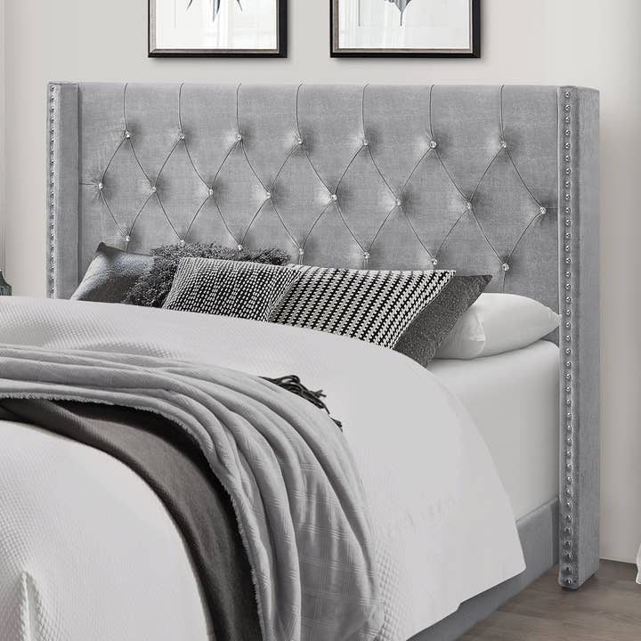 Home Design - Wholesale Bed - Brady Tufted Wingback Upholstered Panel Bed23