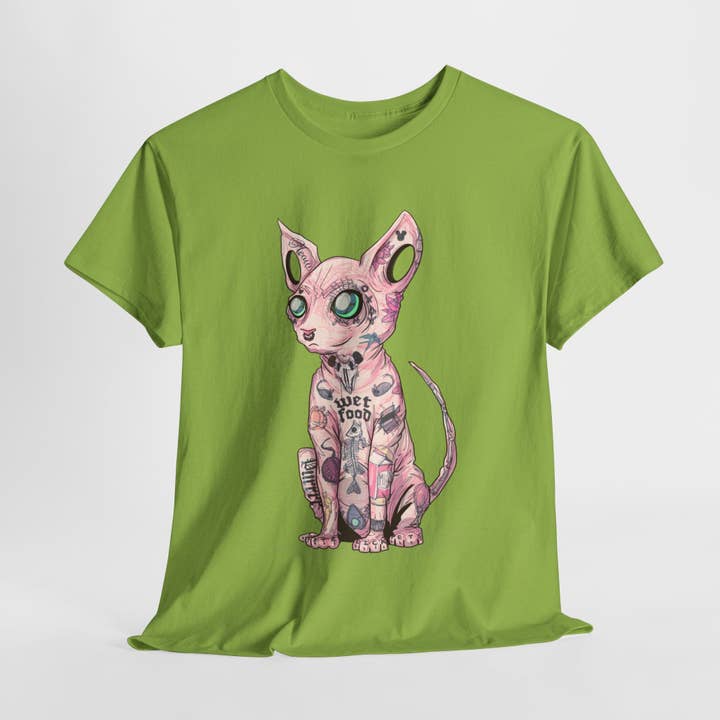 Cattoo Unisex Heavy Cotton Tee for wholesale by LVB Art