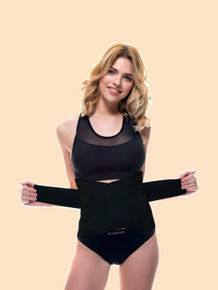 Schlanker Lendenwirbelgürtel mit verstellbarem Klettverschluss, Exer für den Großhandel von Anaissa