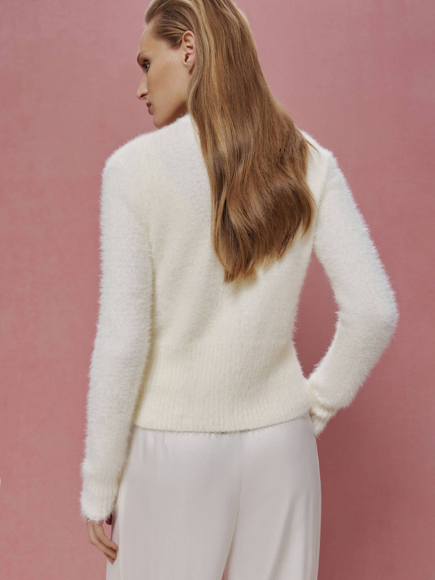 Nenya Fashion Limited - Wholesale Cardigan - Women's - The Fancy Fluffy Yarn Mini Cardigan5