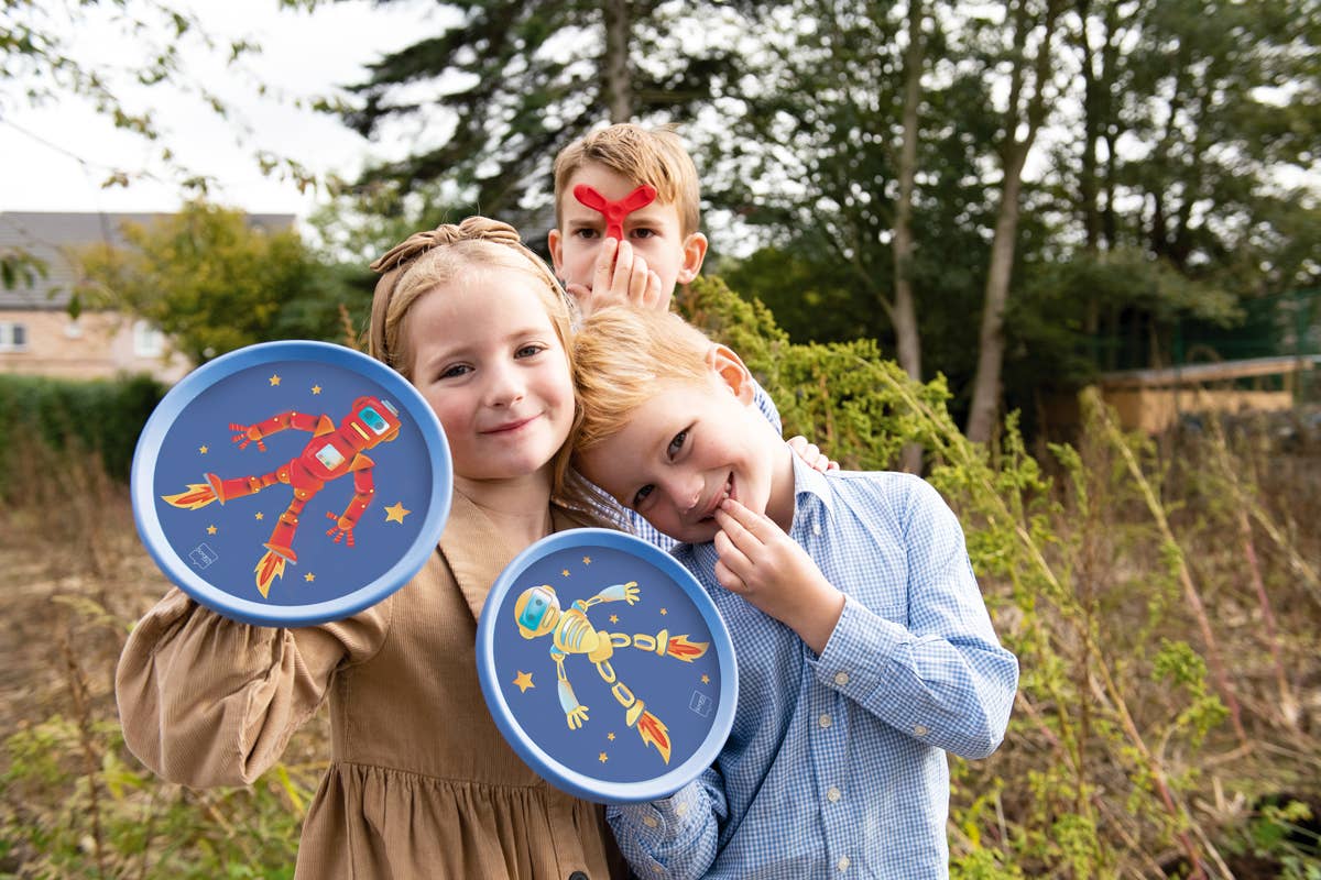 DAM - Wholesale Classic Toy - Kids - Scratch - Duo Disker Set ROBOT3