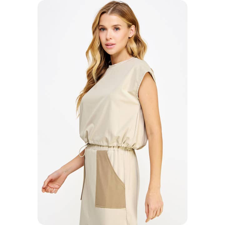 Strut & Bolt - Vente Haut en maille – femme - T-shirt à capuchon en tricot avec cordon5