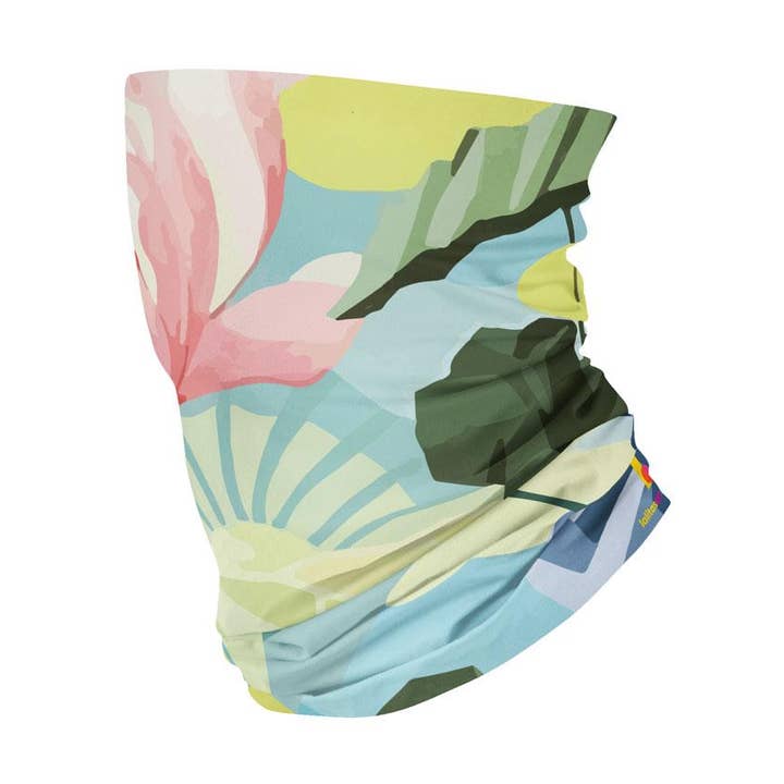 Fleurs Pastel Multifunctional Tube / Bandana for wholesale by Lalita's Art Shop