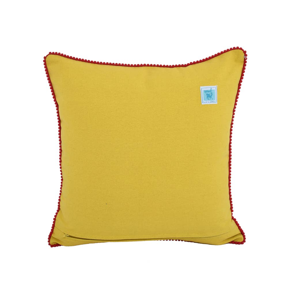 Karma Living - Wholesale Throw/Decorative Pillow - 2ABCC221578_YLFS - Set/2 JACK RUSSEL DOG PILLOW 18x18"3