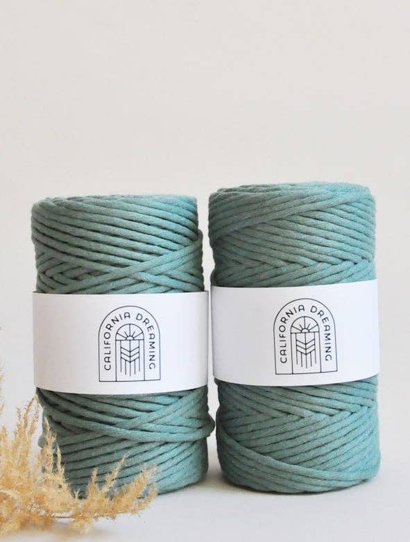 California Dreaming Macrame - Wholesale Yarn - 4mm recycled cotton rope | twisted | 100m11