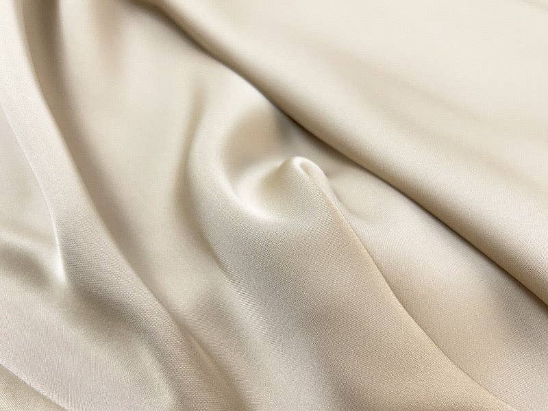 coffee Sateen Maxi Skirt with Elastic Waistband and invisible zipper ( Coffee) for wholesale on Faire17