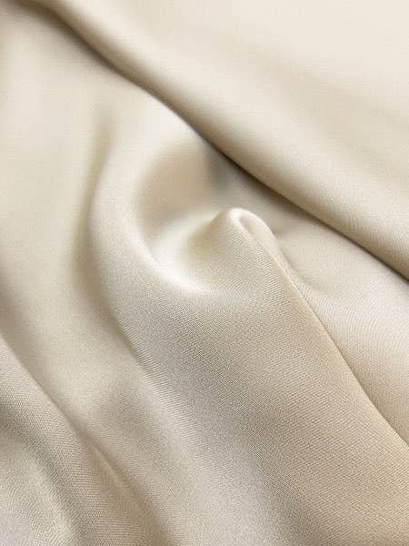 coffee Sateen Maxi Skirt with Elastic Waistband and invisible zipper ( Coffee) for wholesale on Faire17