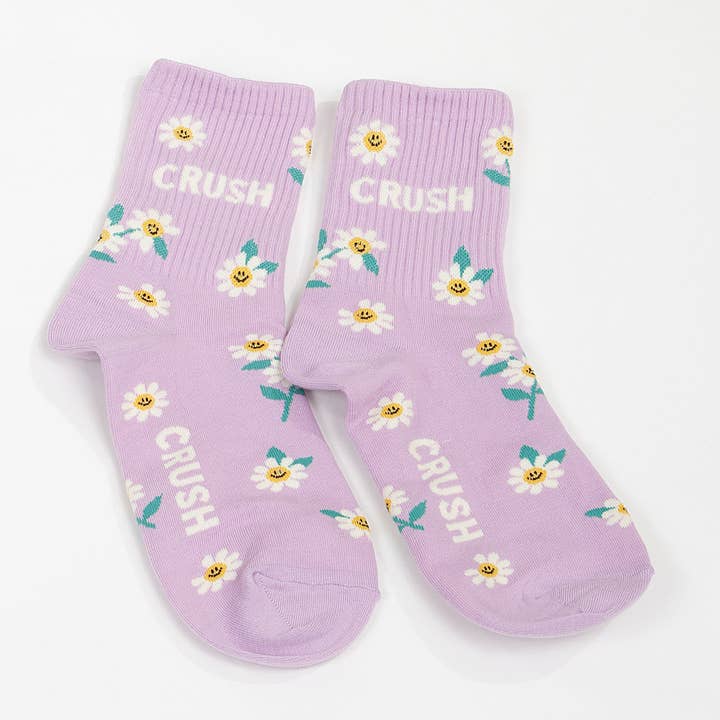 3AM BY H&D ACCESSORIES - Wholesale Socks – Women's - Flower Crush Socks