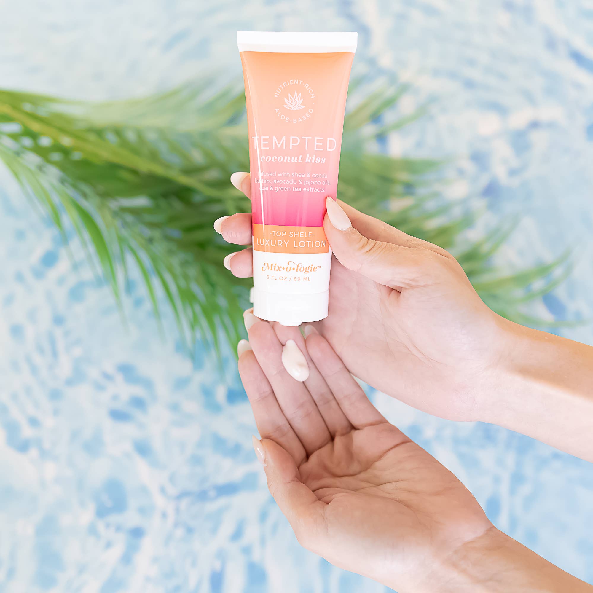 Mixologie - Wholesale Hand & Body Lotion - Tempted (coconut kiss) Top Shelf Luxury Lotion (3 Fl. Oz)1