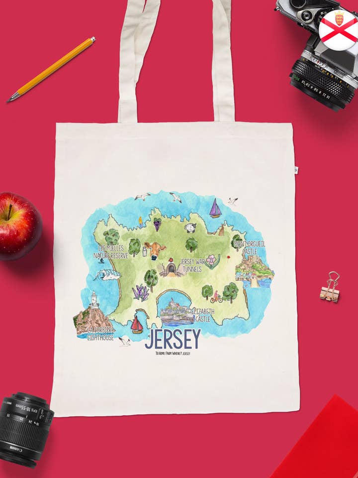 Borse in jersey per la vendita all'ingrosso da parte di To Home From London & To Home From Where?