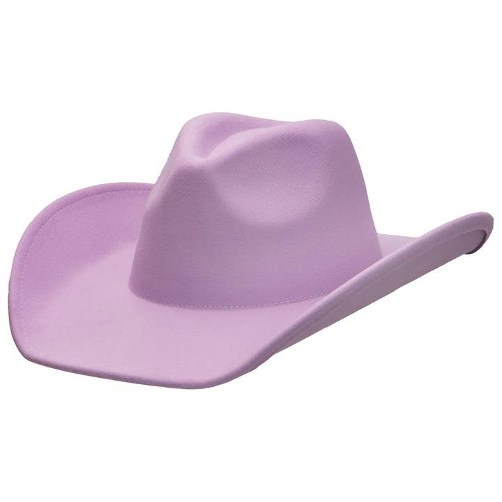 Cap Zone - Wholesale Cowboy Hat - Unisex - Blank Solid Felt Yeehaw Cowboy Hat9
