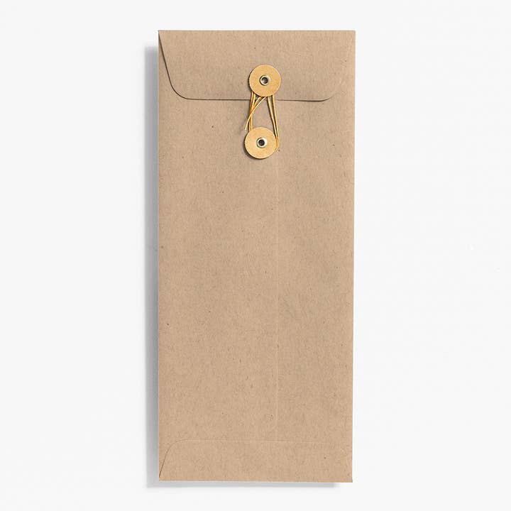 Paper Source Wholesale - Wholesale Envelopes - #10 String & Button Envelopes Bulk Pack (100 pack)