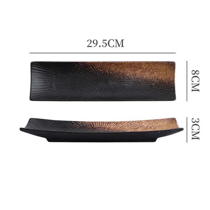 BRECK + FOX - Wholesale Serving Plate - Minimalist Sushi Plates14