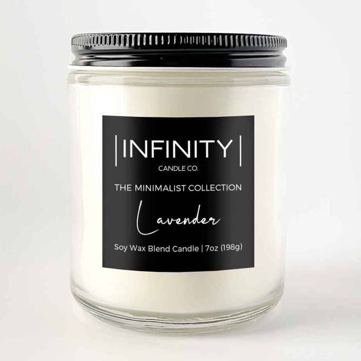 Vela de lavanda: la colección minimalista para venta al por mayor de Infinity Candle Co