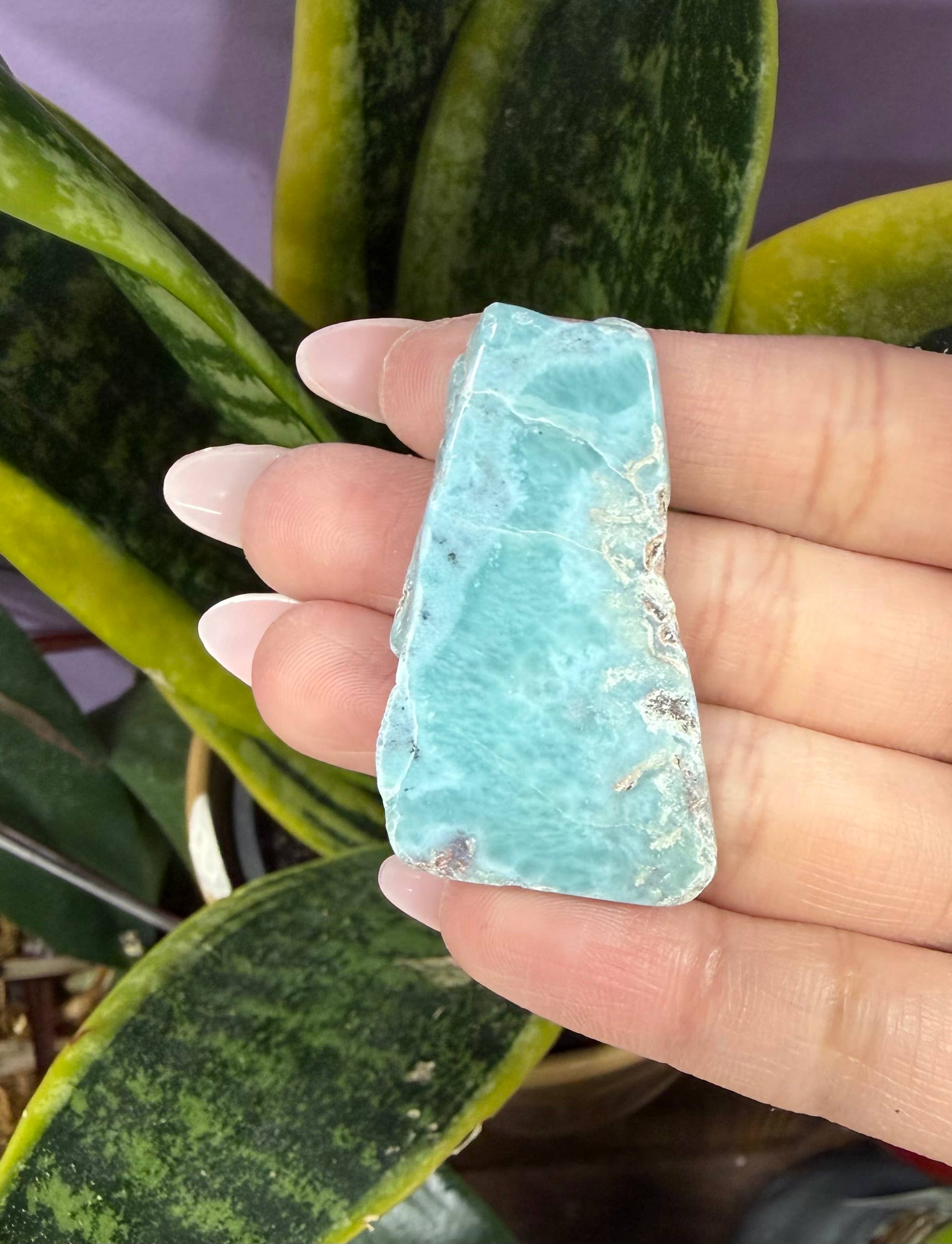 KayleeNYC – wholesale Spiritual stone/crystal – Wholesale Lot 1 lb Natural Larimar Slabs Crystal Healing9
