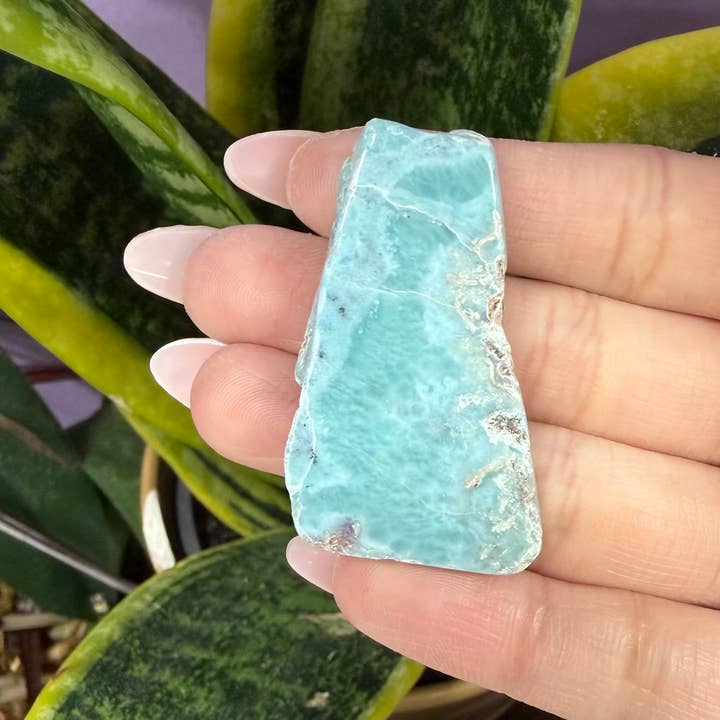 KayleeNYC – wholesale Spiritual stone/crystal – Wholesale Lot 1 lb Natural Larimar Slabs Crystal Healing9