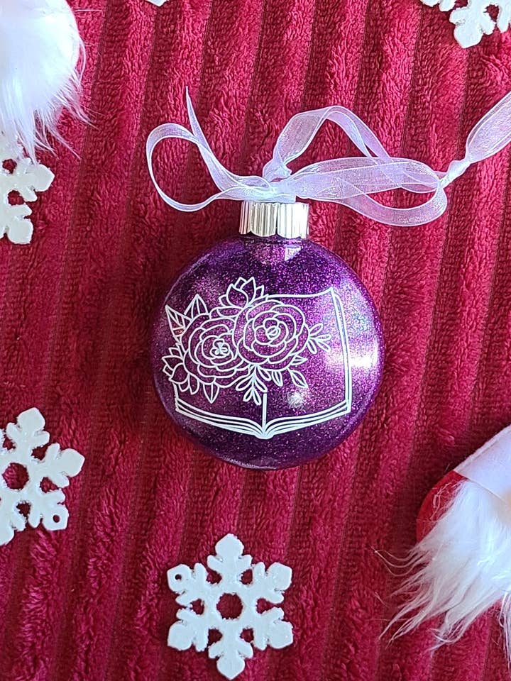 Adornos de disco con purpurina para venta al por mayor de ColoradoBookworms