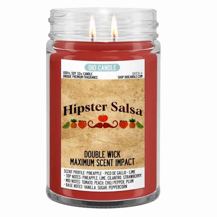 Dio Candle Company - Wholesale Jar/filled candle - Hipster Salsa Candle1