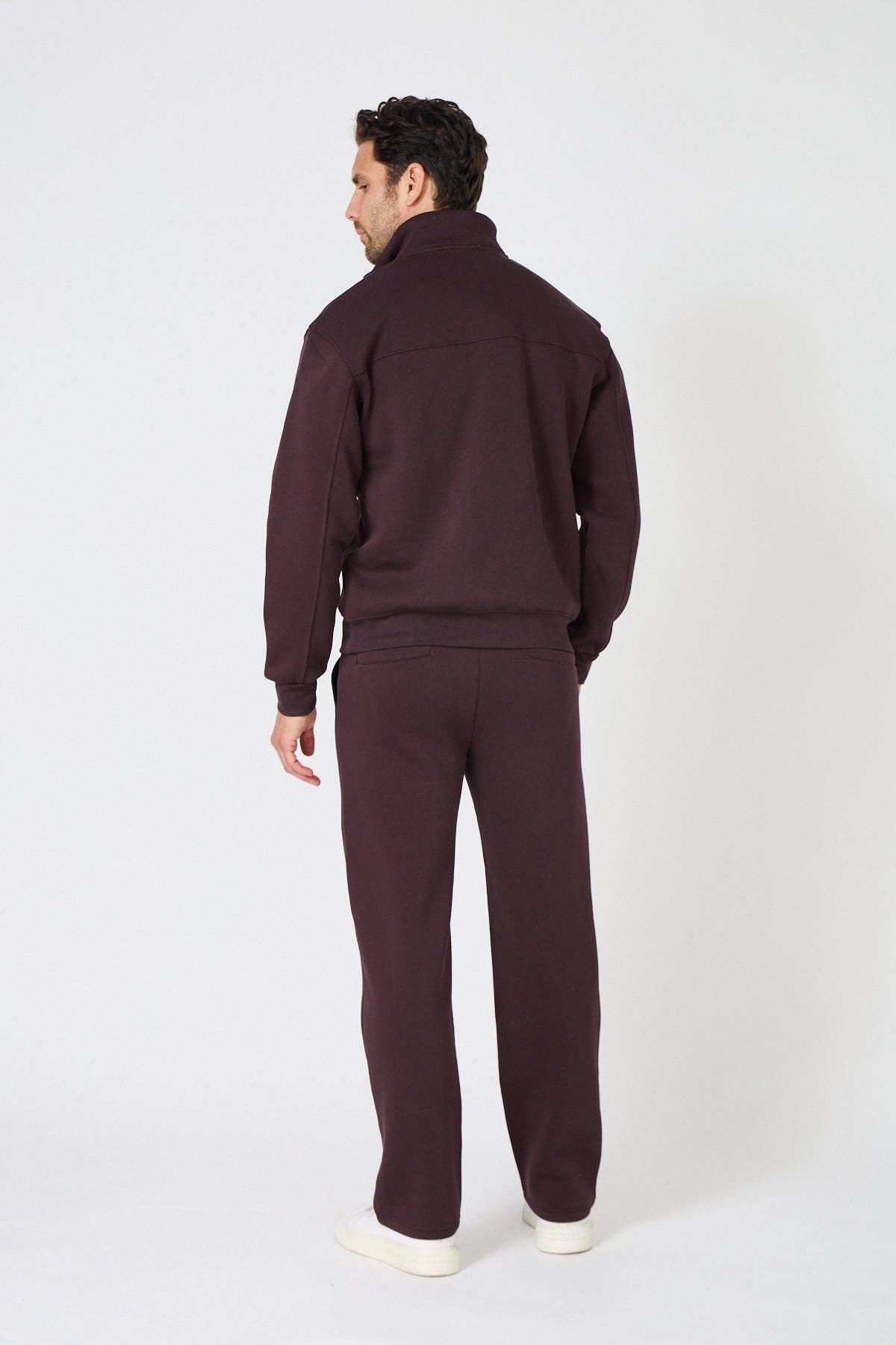 TOP MONDAY - Wholesale Tracksuit - Men's - Oversized Half-Zip Sweatshirt15