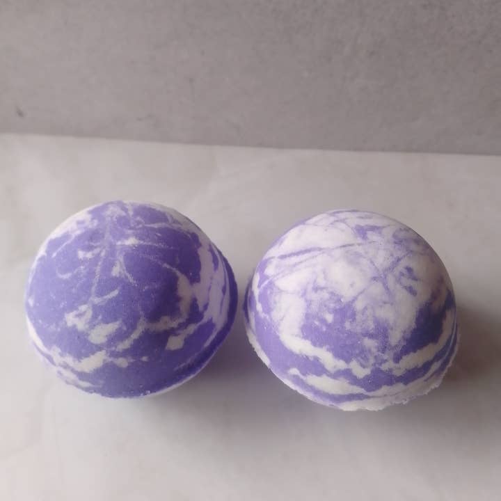 Sphere Bath Bomb scented in Miss Koko for wholesale by Witchylicious