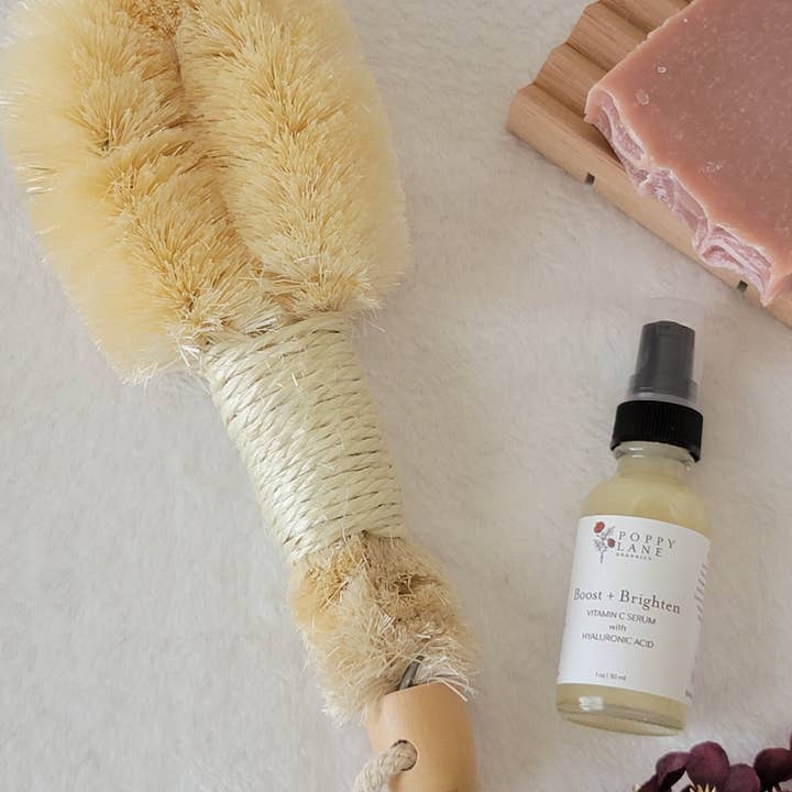 Poppy Lane Organics - Wholesale Body Brush - Skin Smoothing Dry Body Brush2