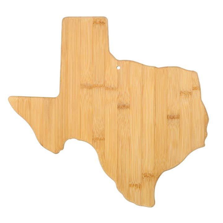 Totally Bamboo - Wholesale Cutting Board - Texas State-Shaped Bamboo Serving & Cutting Board