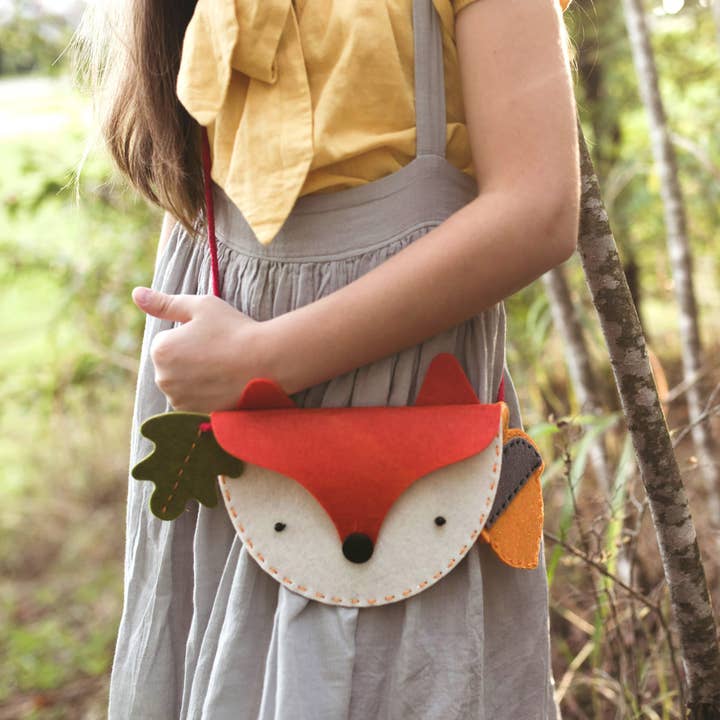 Chronicle Books - Wholesale DIY Craft Kit - Kids - DIY Woodlands Fox My Felt Bag2