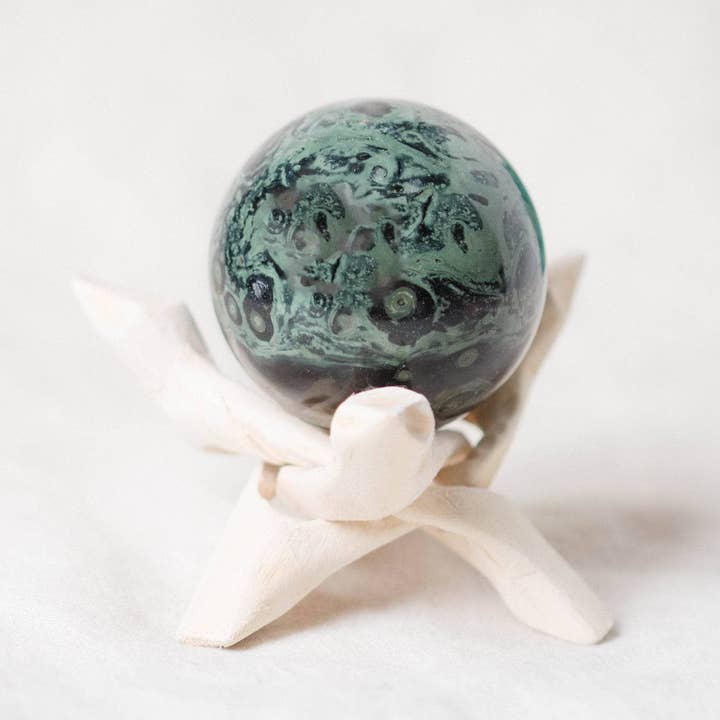 Tiny Rituals - Wholesale Spiritual Stone/Crystal - Kambaba Jasper Sphere - AAA Premium Quality62