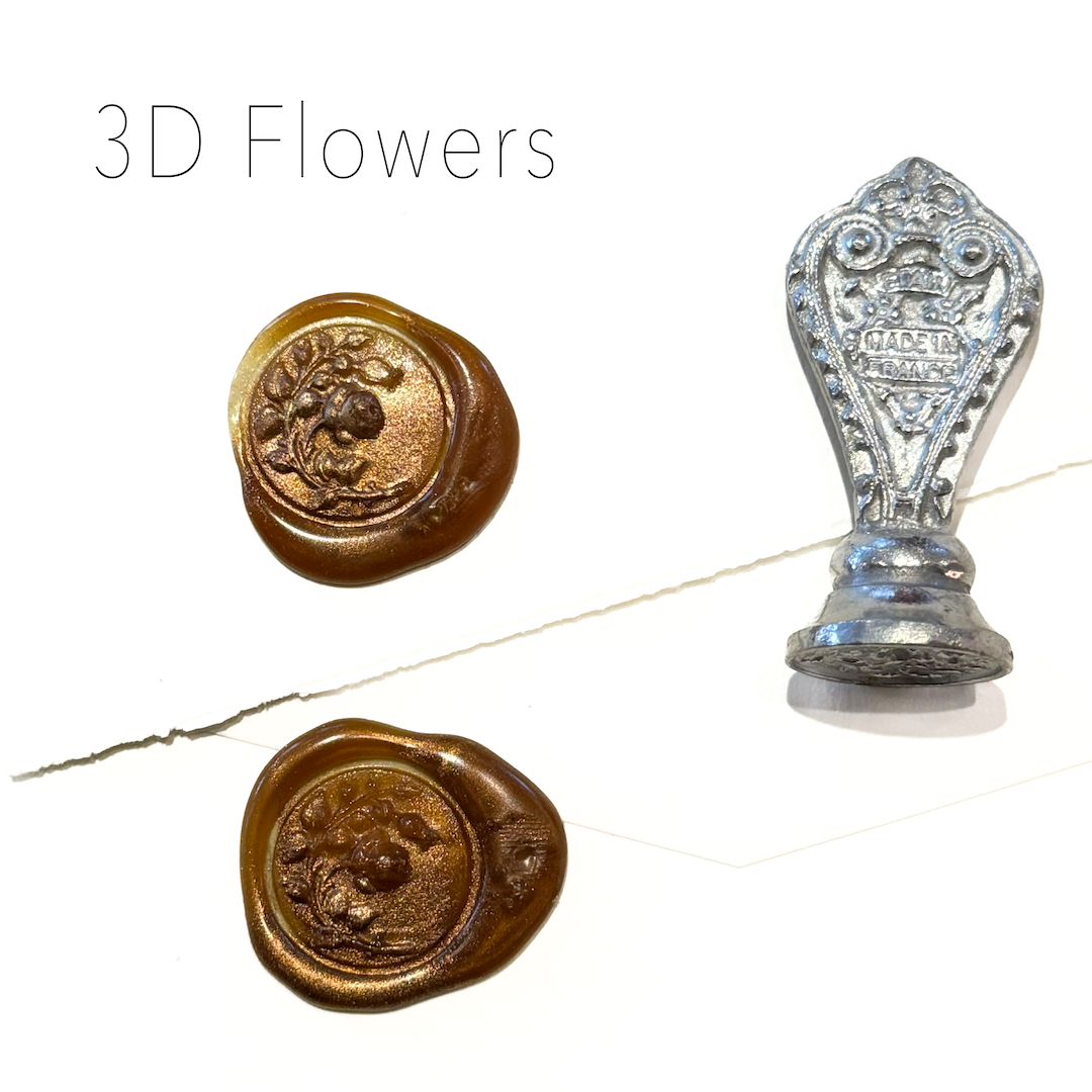 Papier Plume - Wholesale Rubber/Decorative Stamp - Wax Seals from France - Cast Pewter - 17 UNIQUE 3D Designs19