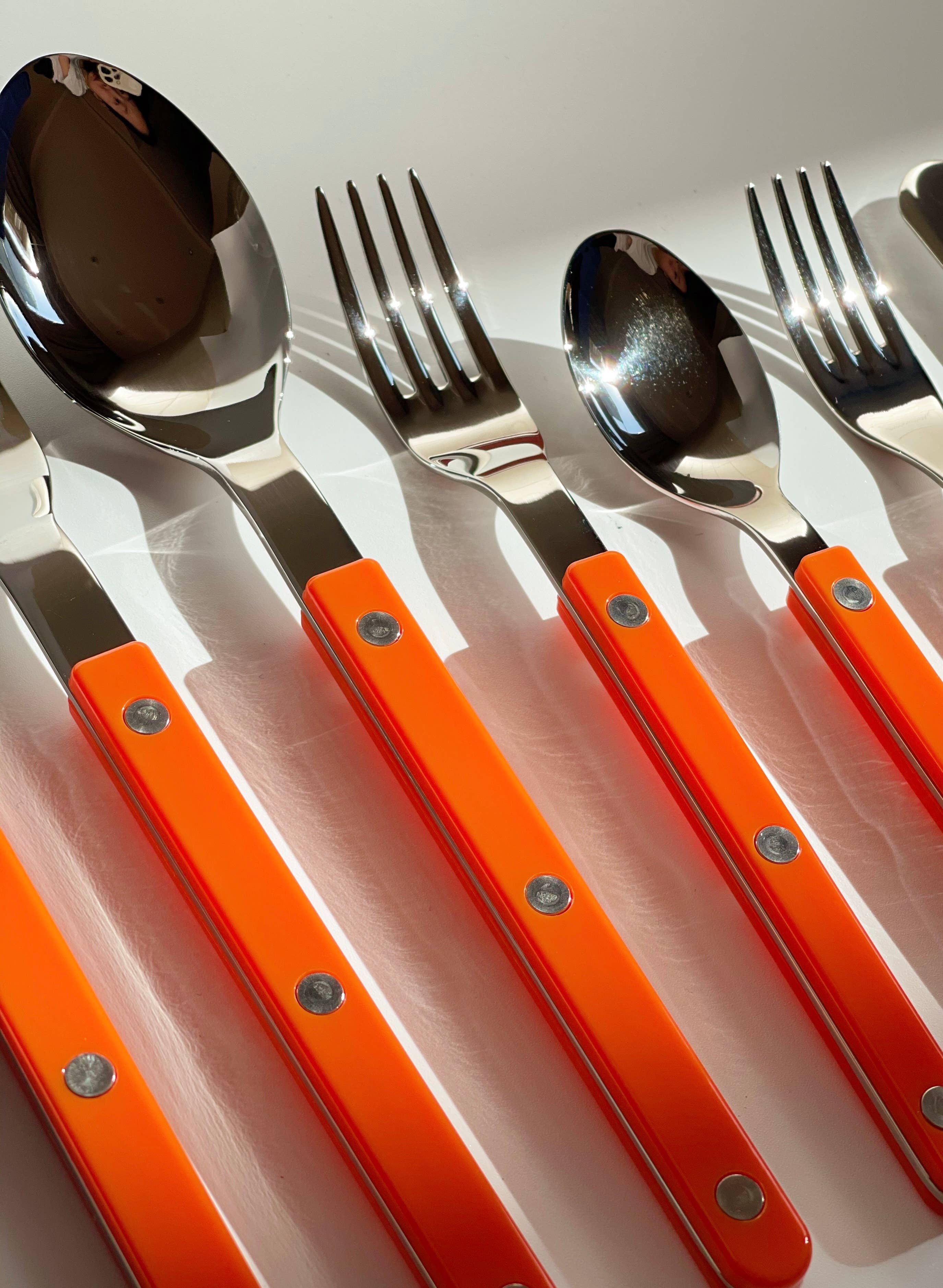 INSPECIAL HOME - Vente Set de couverts - Ensemble de 5 couverts rétro français élégants en argent.7