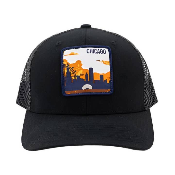 Chicago Sunset Patch Hat for wholesale by Love From USA