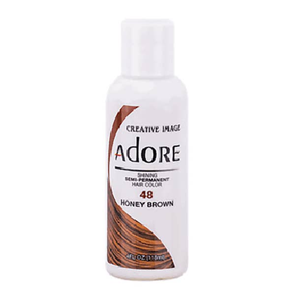 Majestic Wholesale - Wholesale Hair Dye - Adore #048 Honey Brown – 4oz Semi-Permanent Hair Color
