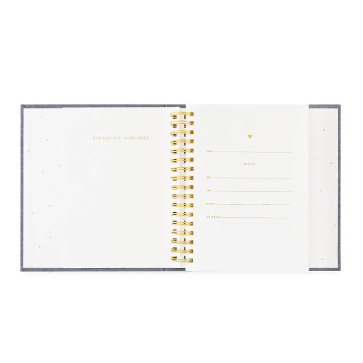 Sugar Paper - Wholesale Memory Book - Kids & Baby - The Birthday Book, Rose Linen3