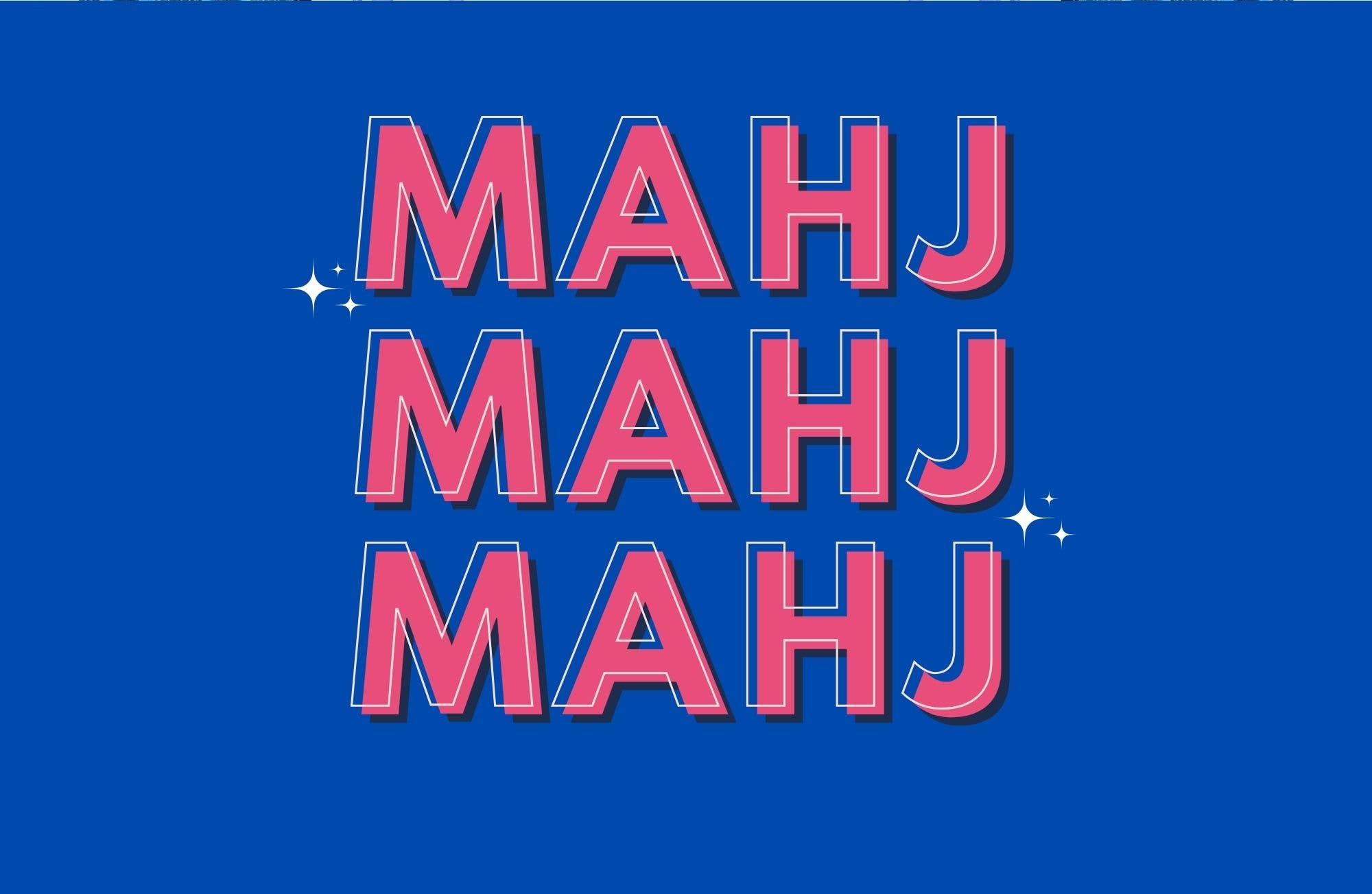 TAYLOR GRAY - Vente Plateaux décoratifs - Ensemble de 10 inserts 11x17 Mahjong Madness7