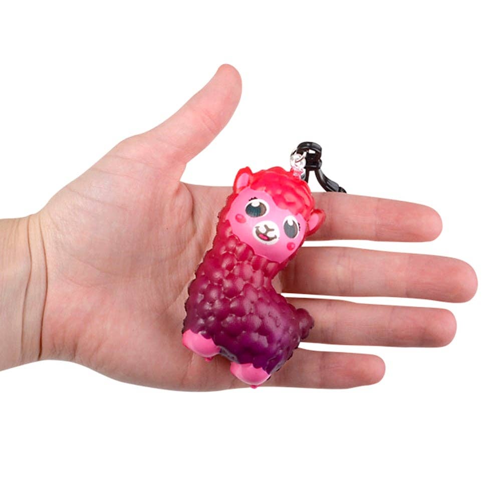 La Luna Bella - Toys - Wholesale Backpack - Kids - SQUISH ALPACA BACKPACK CLIP 3" LLB Backpack2
