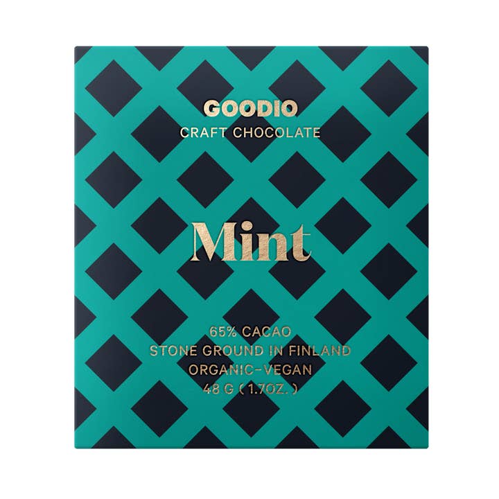 Goodio USA - Wholesale Chocolate Bar - Mint Chocolate 65%1
