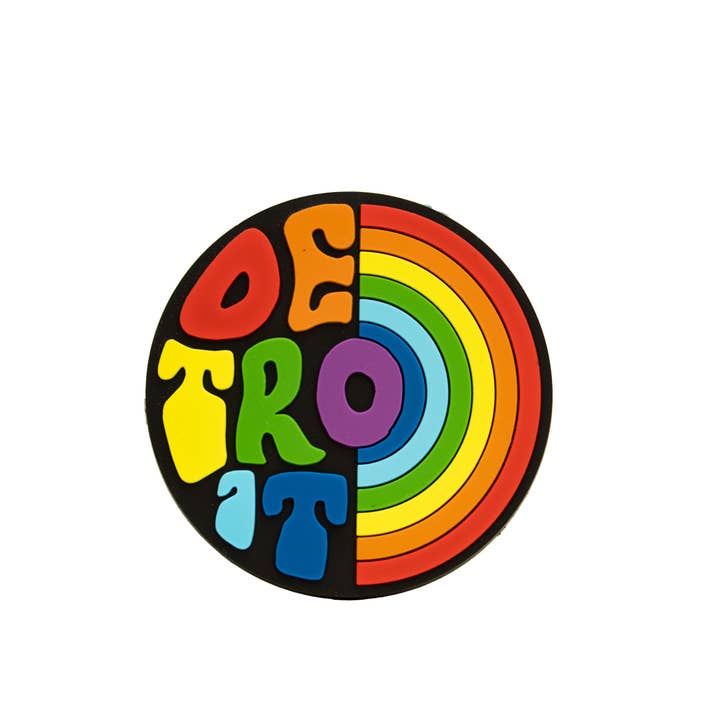 Detroit Shirt Co. – wholesale Magnet – Magnet - Detroit Rainbow2