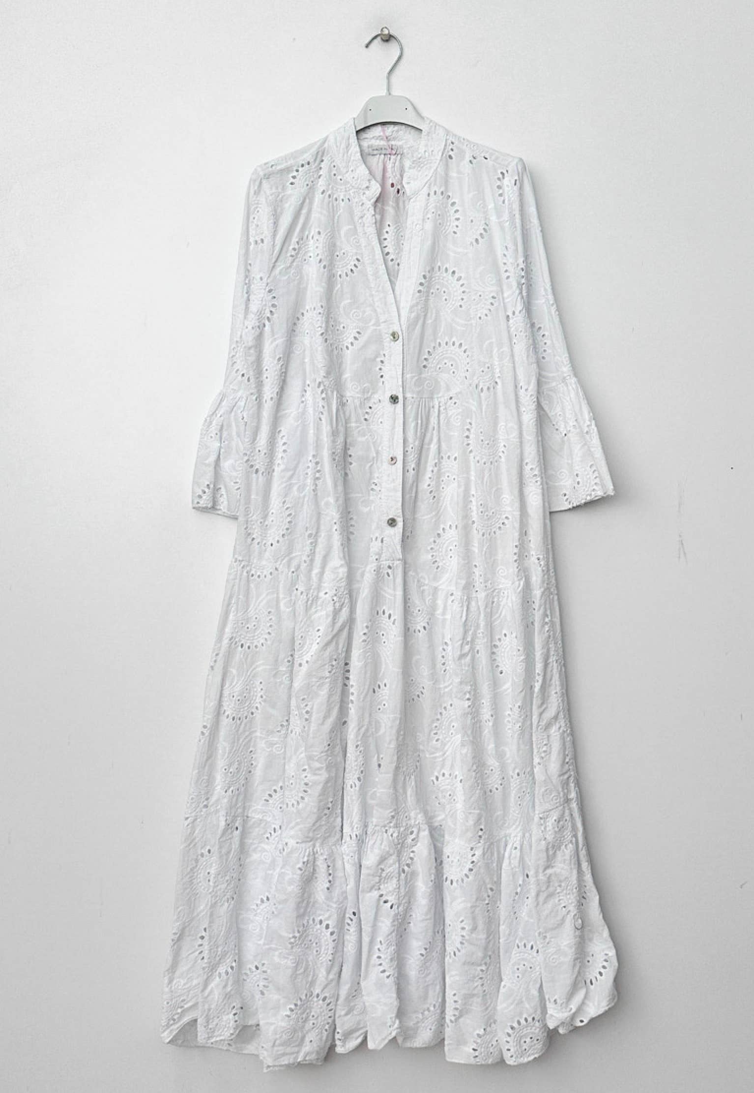 Happy look - Vente Robe – femme - Longue robe en broderie anglaise 15