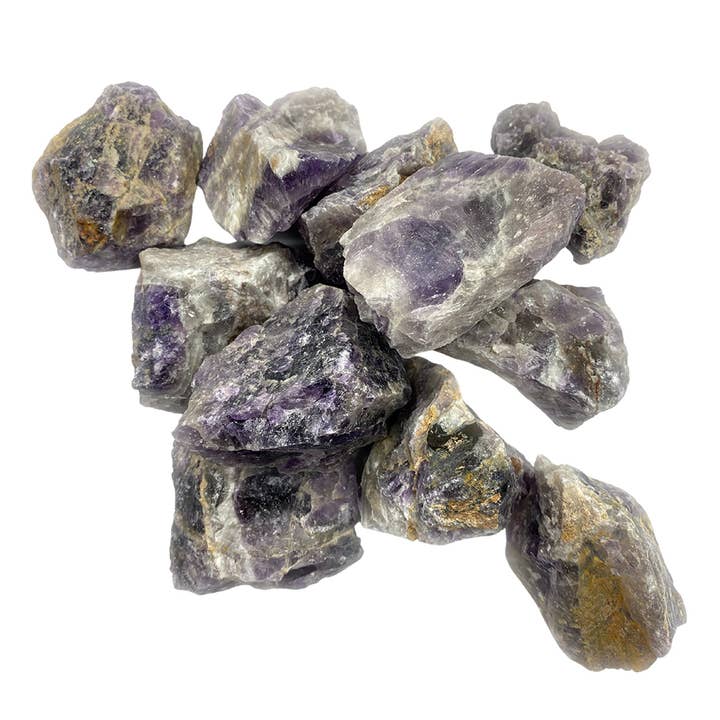 VIE - Wholesale Spiritual Stone/Crystal - Raw Rough Cut Crystals (80-100g pieces), 1kg Pack