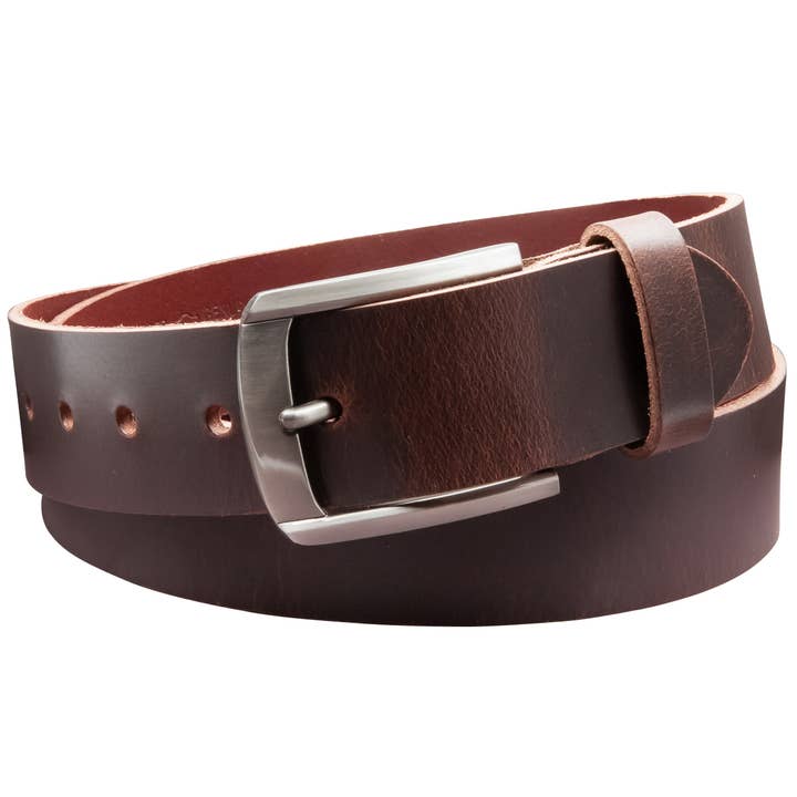 Ceinture 40 mm fabriquée en Allemagne EH560-VLMarron foncé pour la vente par A-Venten GmbH