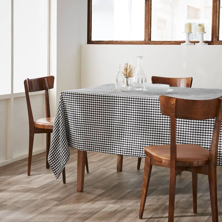 TOALHA DE MESA 150 x 250 cm VICKIE Trufa por atacado de L'effet Papillon