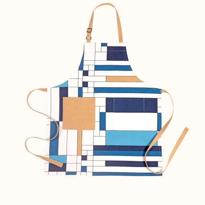 KAF Home - Wholesale Apron - Frank Lloyd Wright 100 % Cotton Printed Aprons, 32" x 28"6