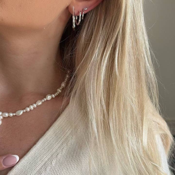 Nava Copenhagen - Wholesale Hoop Earrings - Thalassa Earrings - Silver2