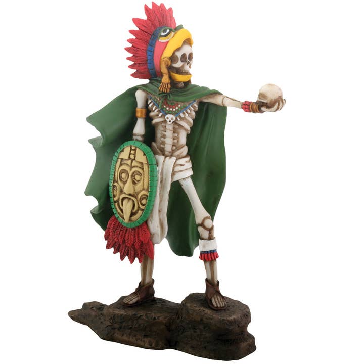 Pacific Trading - Wholesale Decorative Figurine - Y8228 Day of the Dead / Halloween Aztec Eagle Warrior C/24