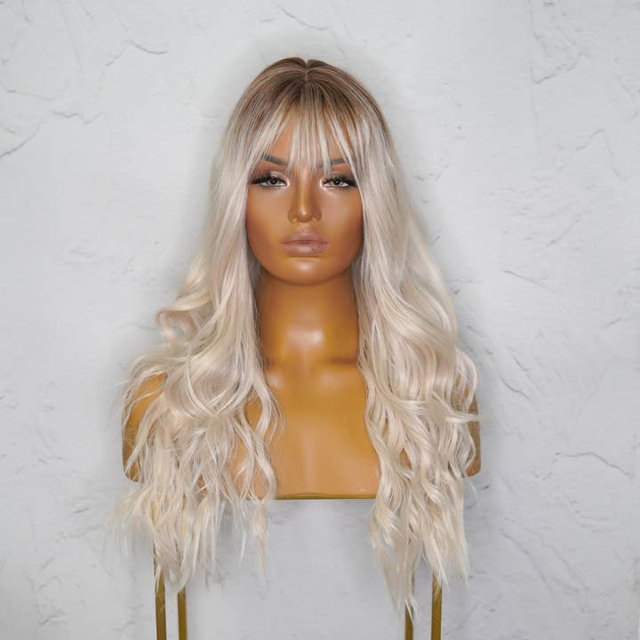 DAISY - Blonde Ombre - Fringe Wig for wholesale by Milk & Honey
