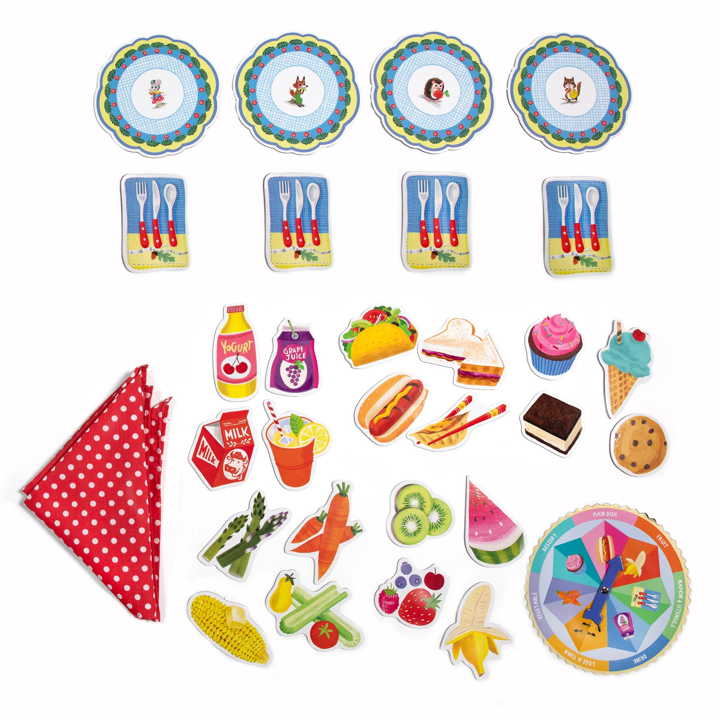 eeBoo - Wholesale Board Game - Picnic Shaped Spinner Game2