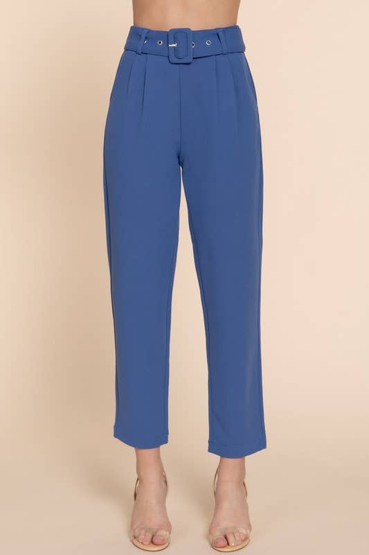 Vanilla Monkey – Calças - Mulher por atacado – Calças Eltch com cinto de bolso frontal4