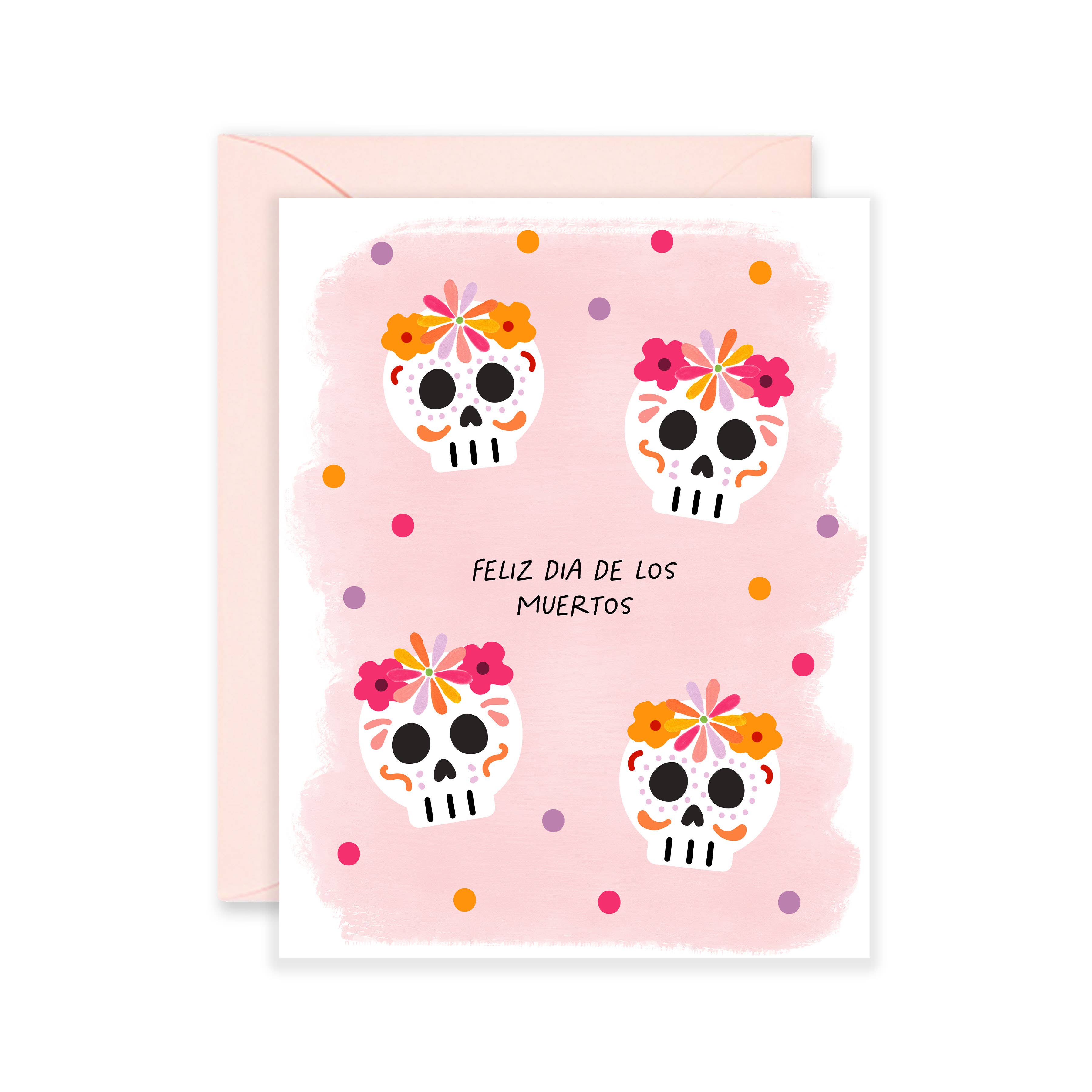 Isabella MG - Wholesale Everyday Greeting Card - Feliz Dia De Los Muertos Spanish Card