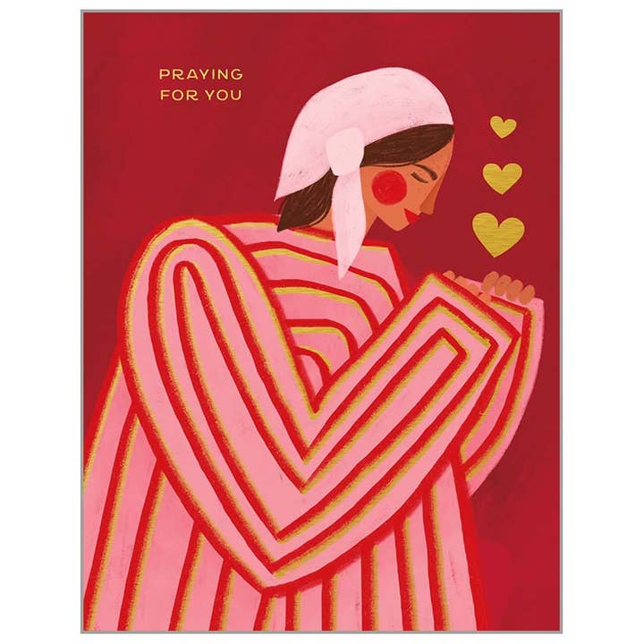Girl In Striped Shirt - Friendship + Love Card for wholesale by On The Bright Side